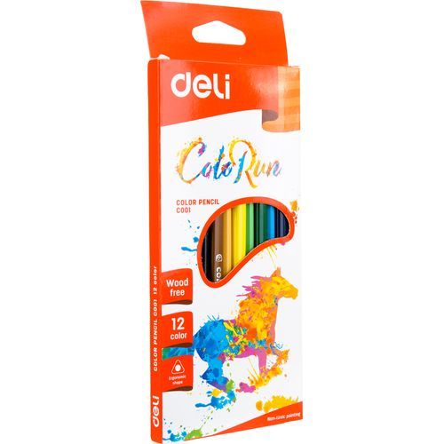 Deli ColoRun C113 12couleurs long - 2